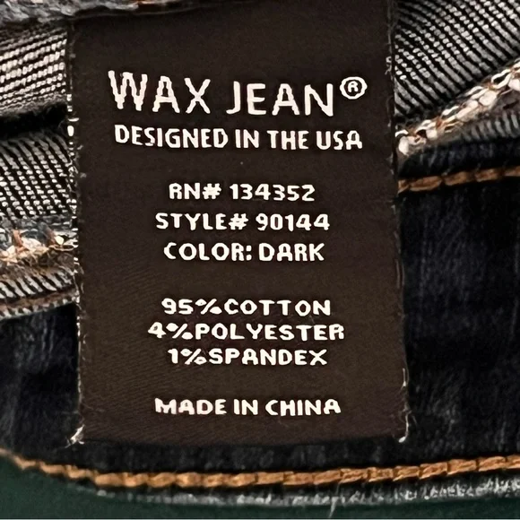 Wax Jean Shorts Size-M 26 Waist Dark Wash - Picture 5 of 5